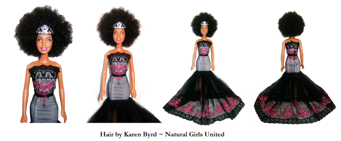 55 Secret Street : My Little Brown Eye Black Barbie Dolls & Afro Wigs